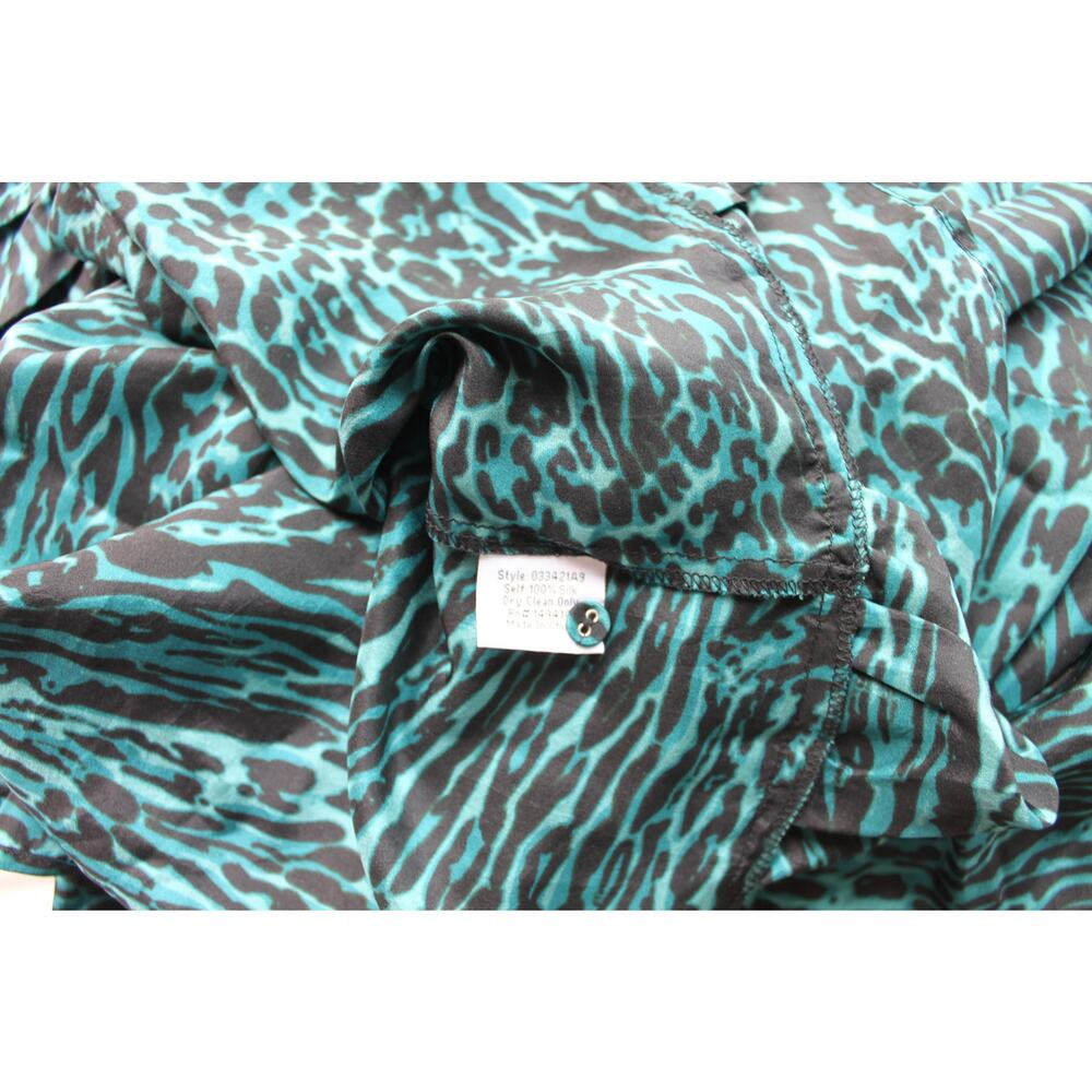 NEW Johnny Was Friday Silk Dress by Calme, Leopard Print, Sz XL - Picture 7 of 8